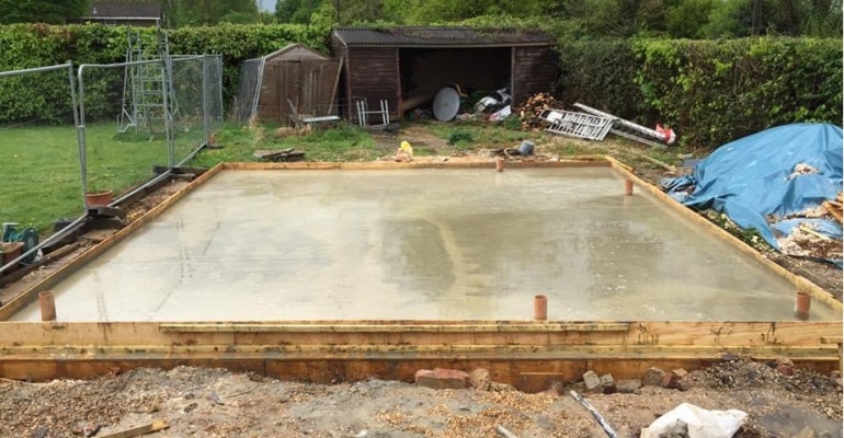 Леене на бетон